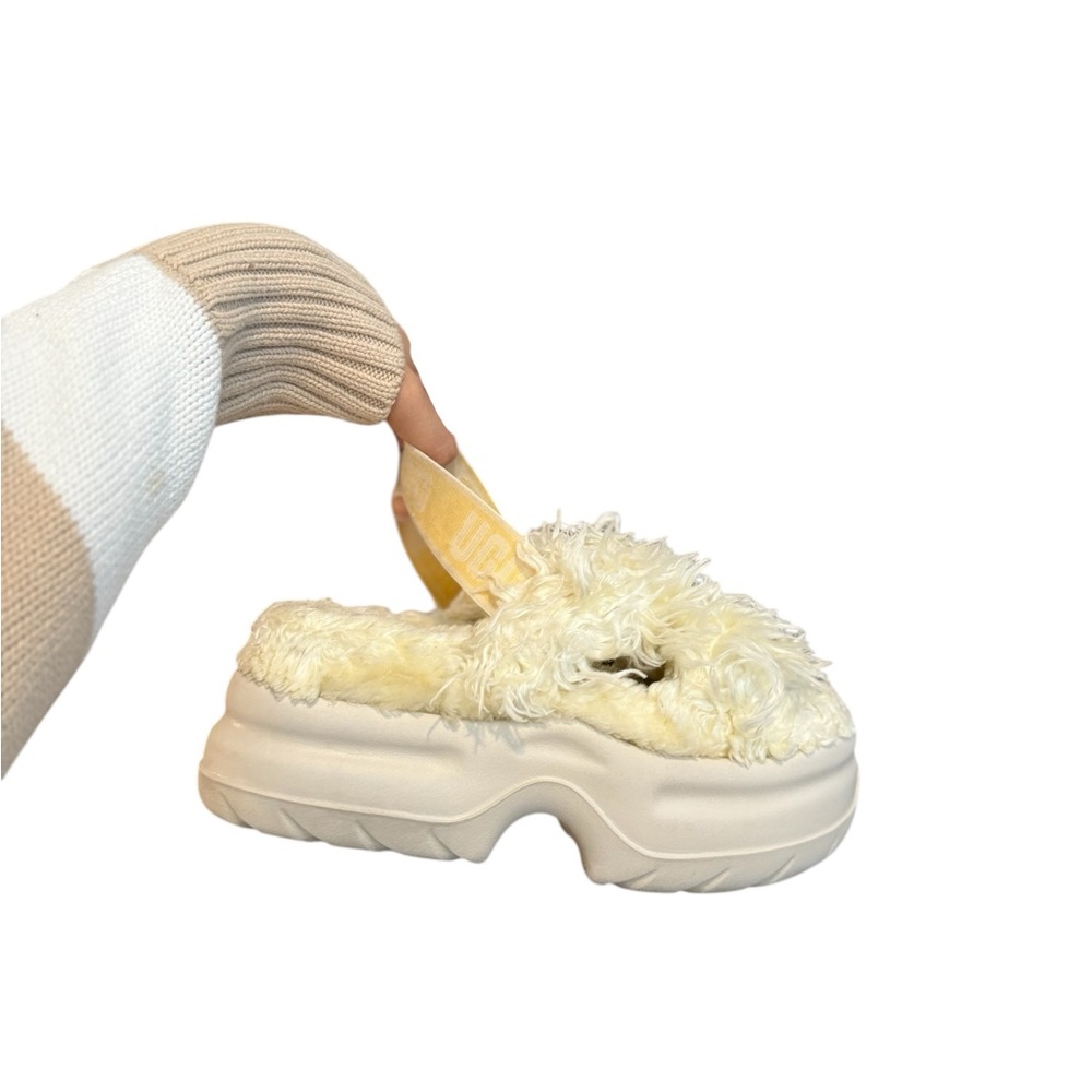 Ugg Fluff Sugar Mellow Yellow Platform Slingback … - image 4